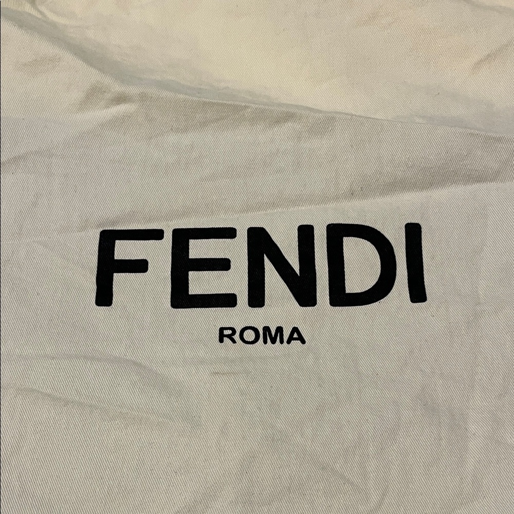 Fendi Roma Black and Cream Fabric